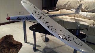 RC electric glider building video rc glider - rc airplane  super  fast rc electric aerobatic glider