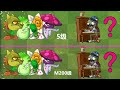 Which plant destroys zombies faster Level 5 Vs M200? - PvZ2 Challenge