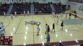 Ellsworth (maroon) vs Caribou (white) Boys' JV Basketball