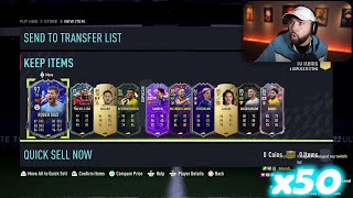 NEW Brazil Foundation \u0026 50x Insane 85+ x10 Packs For FUTTIES! #fifa22