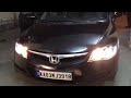 honda civic projector headlamp glamour car accessories bangalore