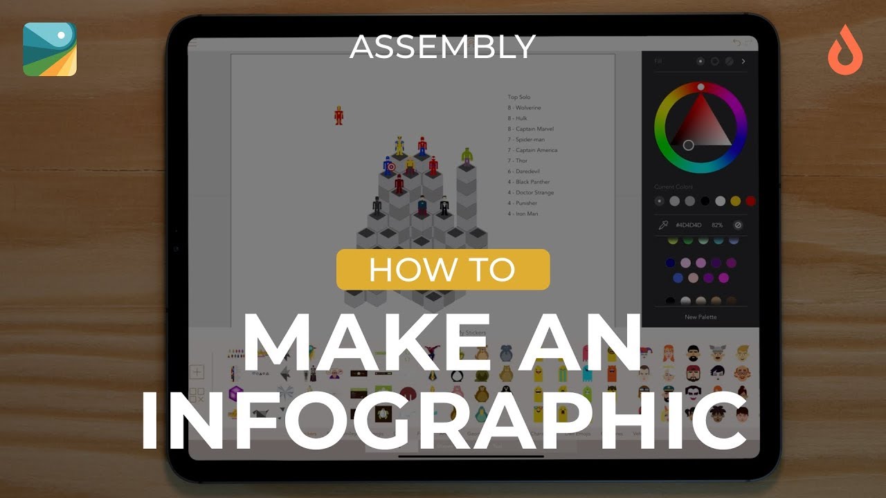 Create Infographic App Ipad