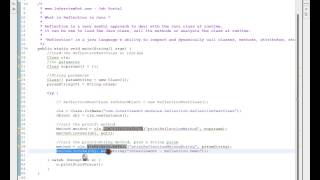 REFLECTION IN JAVA DEMO