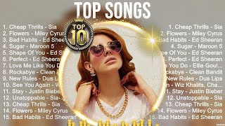 Top Songs 2023 ~ Ed Sheeran, Shawn Mendes, Clean Bandit, Miley Cyrus, Charlie Pu