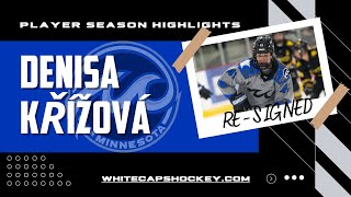 Minnesota Whitecaps re-sign Denisa Křížová - 2022-2023 PHF season goal highlights