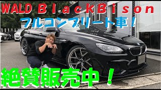 WALD ブラックバイソンフルコンプリート！BMW 640i グランクーペ 21インチAW F06 M6 650i カスタム車両 販売中！ ヴァルド blackbison フルエアロ 純正オプション