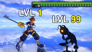 Kingdom Hearts 3 but EVERY ENEMY IS LVL 99