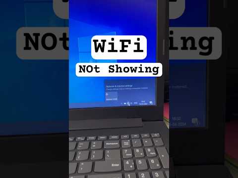 WiFi Not Showing Up on Windows 10 #laptoprepair