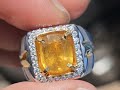 Natural Yellow Sapphire Tanzania Heated-Beryllium 4.48 Carats Memo ZCGL