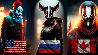 Dead by Daylight - Characters All Killers Nationality from different countries • All Nationality