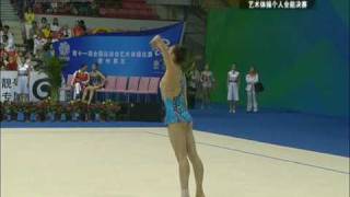 Zhao Yue Ball AA Final China National Games 2009 赵越十一运个人全能决赛球操