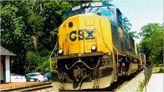 EMD SD70MAC Duo Leads CSX Stone Train