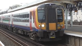 SWT 444001 Arrives At Weymouth From Brockenhurst