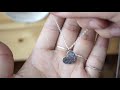 make a heart pendant 하트 모양의 심플 목걸이 만들기