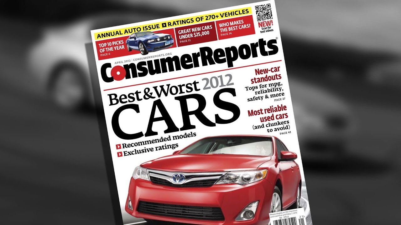 Consumer Reports' 2012 Top Pick Cars | Consumer Reports - YouTube