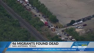 46 dead after trailer carrying migrants found in Texas