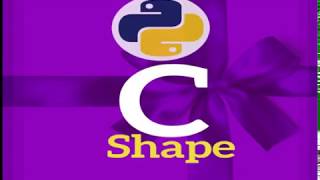 #3 Using Python Program Printing Patterns For Beginners By B.Mandal | C Shape