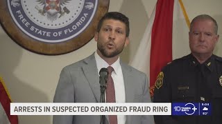 Florida Attorney General James Uthmeier announces organized fraud ring arrests