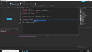 Roblox Lua Scripting - 6 - Data Types