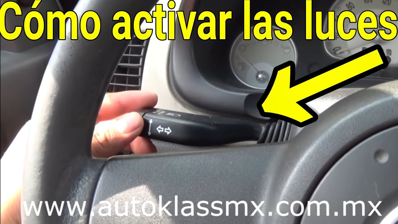 Clase 8. Como Usar Las Luces De Nuestro Auto (V13) Aprende A Manejar ...