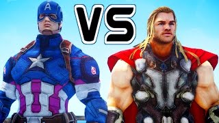 Captain America vs Thor - Epic Superheroes Battle | Death Match