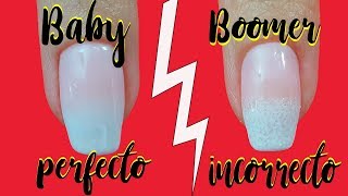 Clase #12 Errores al hacer un Baby boomer en esmalte semipermanente💅//funnailstatyz