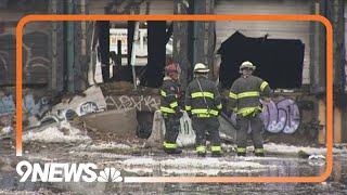 Firefighter injured fighting warehouse fire