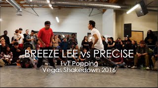 Breeze Lee vs. Precise | Popping Finals | Vegas Shakedown 2016 | #SXSTV