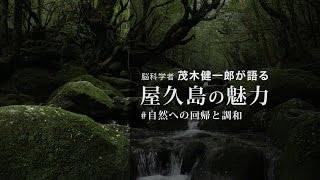 脳科学者・茂木健一郎が語る屋久島の魅力　～自然への回帰と調和