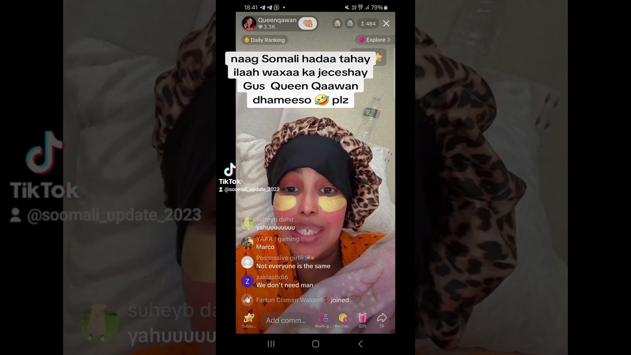 Queen Qaawan Naag Somali Waxee Jeceshay Gus Dhameeso 🤣 Plz - YouTube