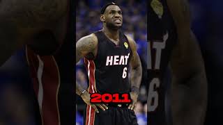 LeBron James Over The Years! #shorts