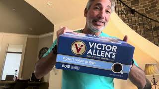 Victor Allens Donut Shop Medium Blend Coffee Review \u0026 Unboxing