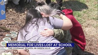 Memorial for lives lost in Nashville school shooting
