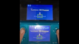 3DS Tech Demo: 3D Hopper gameplay