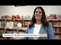 teacher of the week plays ukulele for students daily