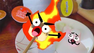 Fire! Secret Life Of Stuff Fruits And Vegetables Doodles Animation | 3D Cute Food Talking Things