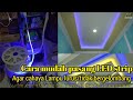 Cara memasang Lampu selang ( LED strip)