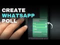 How to Add a Poll in WhatsApp (It's Easy)