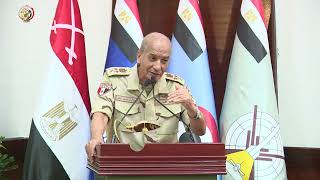 الفريق أول / محمد زكى القائد العام للقوات المسلحة يلتقى عدد من قادة القوات المسلحة