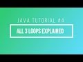 Java Tutorial #4: While Loops, Do-While Loops, and For Loops