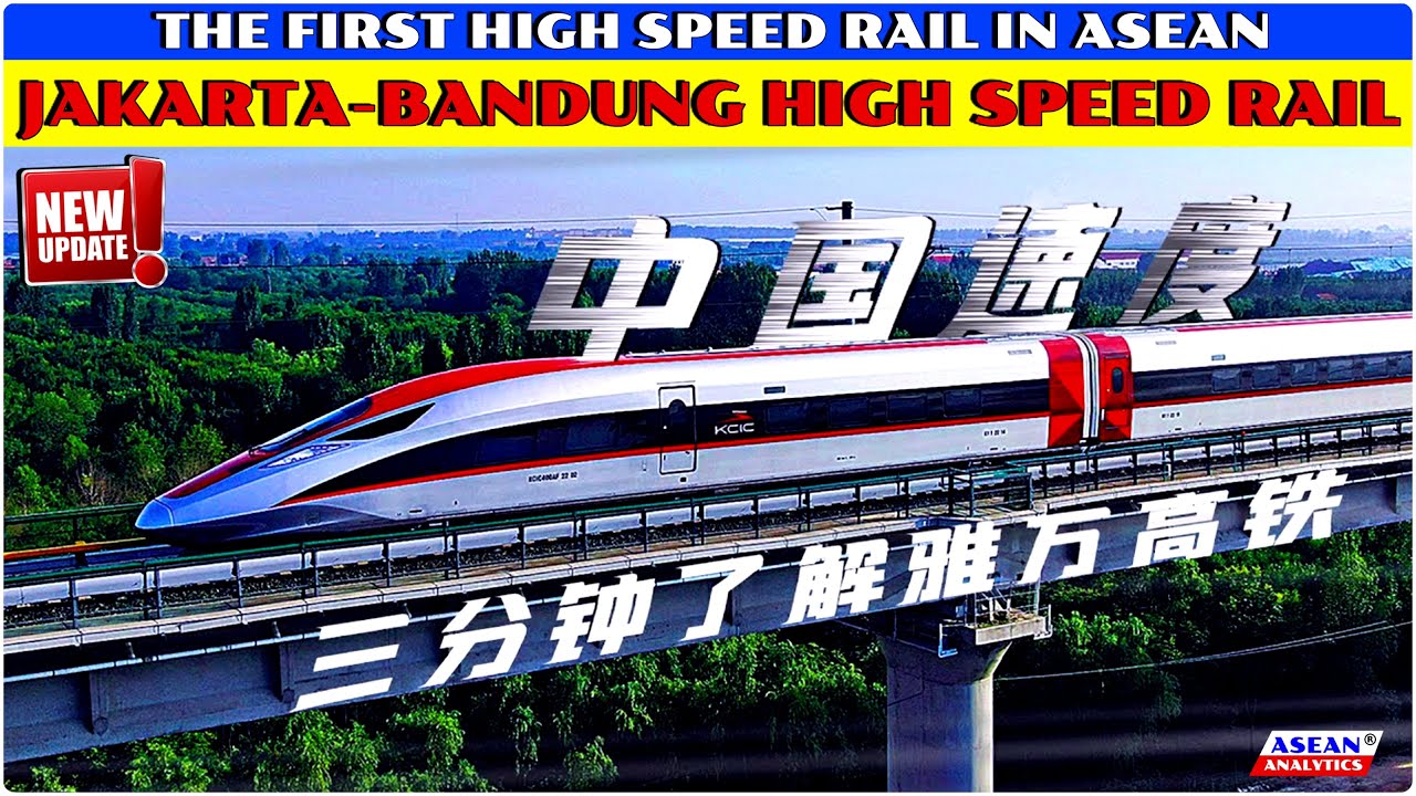 Jakarta Bandung High Speed Rail Project Is Now Almost COMPLETE - YouTube