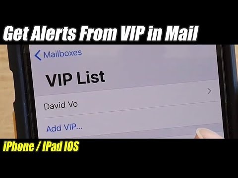 How to Get VIP Email Notifications in iOS Mail