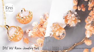 【UV レジン】ハニーオレンジ甘いコレクションセット〜♪  Honey Orange Sweet Collection Set!!