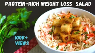 HIGH PROTEIN WEIGHT LOSS SALAD | Paneer Salad Recipe -  Easy and Healthy | DIET FRIENDLY VEG SALAD