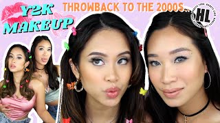 Y2K MAKEUP TUTORIAL sambil coba2 softlens dari HONEYE LENS! 💜