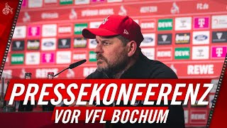 LIVE: Pressekonferenz mit Steffen BAUMGART vor VfL Bochum | 1. FC Köln | Bundesliga