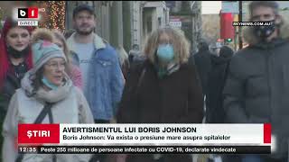 AVERTISMENTUL LUI BORIS JOHNSON_Stiri B1_4 ian 2022