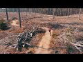 swinley forest blue trail by drone