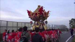 上之庄神社国恩祭　ＪＡ　見土呂退場（平成３０年５月５日）