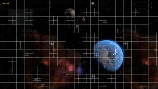 HTML5 JavaScript Game, with QuadTree Visualisation